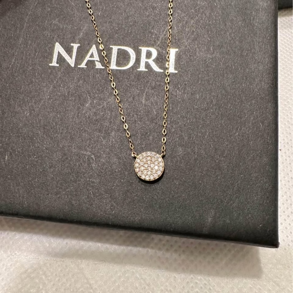 Nadri Gold Pendant Necklace